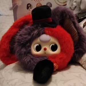 Baby Three Lucky Rabbit Plush Toy Blind Box Mystery Open Package Red Purple 💜❤️
